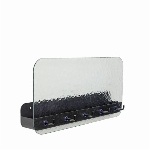 Hübsch Shack Shelf B: 60 cm - Textured/Black OUTLET