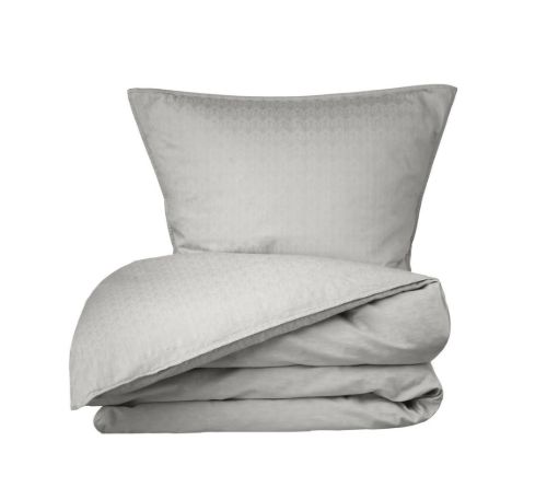 FDB Møbler R34 Tulipan Sengesæt m. knapper 140x220 cm - Lysegrå OUTLET