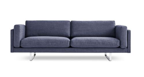 Erik Jørgensen EJ 280 2 Pers. Sofa 100 L: 240 cm - Bardal 780/Børstet Krom