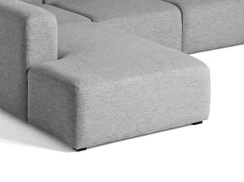 HAY Mags Eckkombination 2 L: 264,5 cm - Linkes Ende - Hallingdal 116/Buche schwarz gebeizt