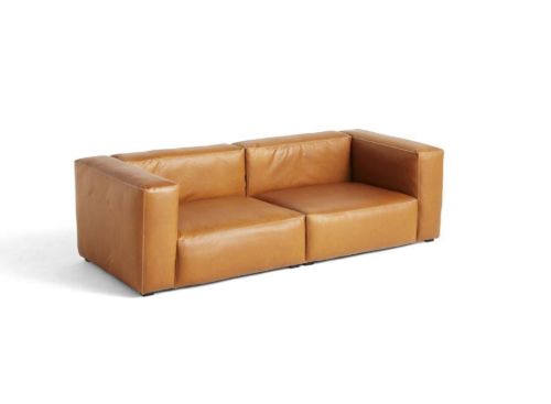 HAY Mags Soft 2,5 Seater Combination 1  L: 238 cm - Sense Cognac Leather