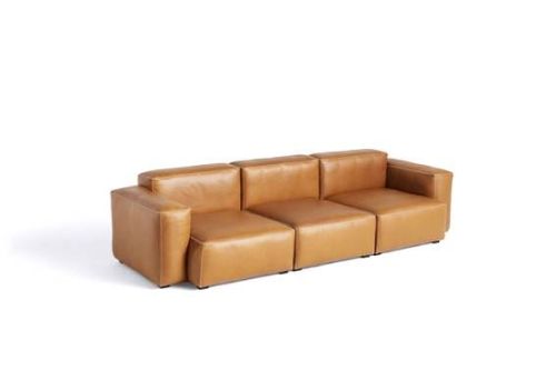 HAY Mags Soft 3 Seater Combination 1 L: 268,5 cm - Sense Cognac Leather