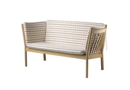 FDB Furniture J148 2-Personen-Sofa Erik Ole Jørgensen L: 150 cm – Teppich aus Eiche/Pferd