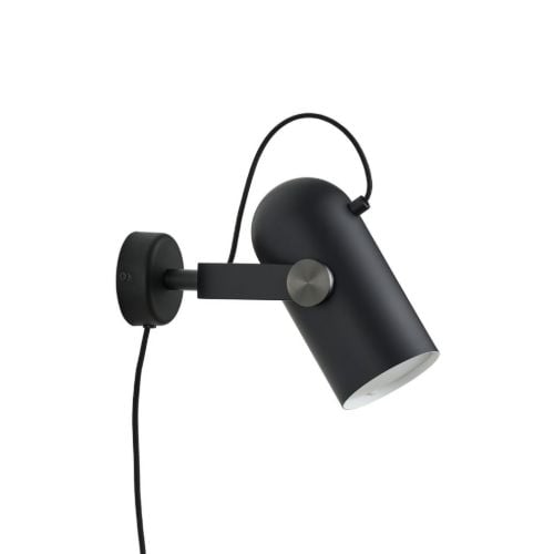 Le Klint 262 Carronade II Væglampe H: 21 cm - Aluminium/Sort Egetræ