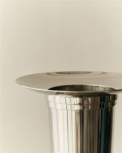 Louise Roe Brunnenvase Nr. 01 H: 30 cm - Polierter Edelstahl