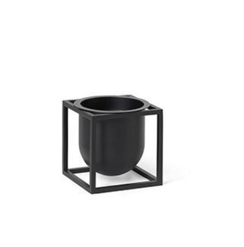Audo Copenhagen Kubus Flowerpot 10 10x10 cm - Sort 