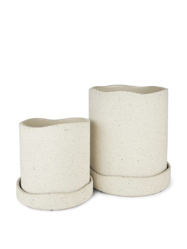 Ferm Living Uneru Topf Ø: 16 cm - Weiß