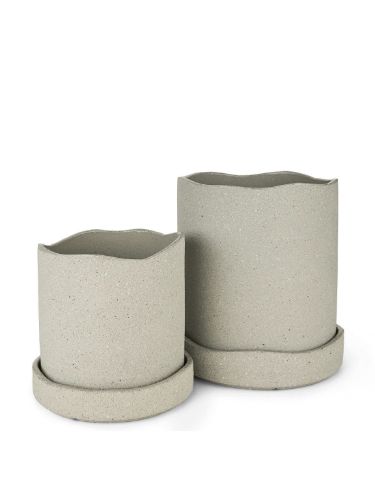 Ferm Living Uneru Topf Ø: 13 cm - Grau