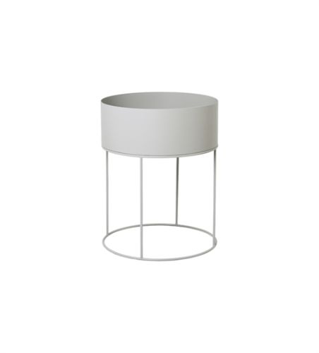 Ferm Living Plant Box Round Ø: 40 cm - Light Grey