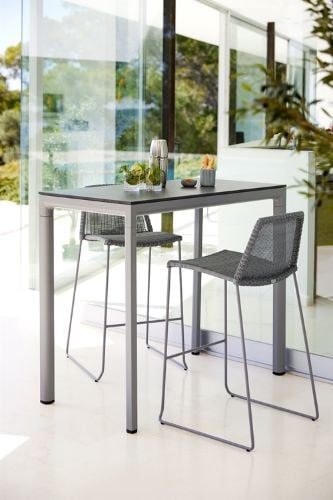 Cane-line Outdoor Breeze Barhocker Stabstange SH: 46 cm - Hellgrau