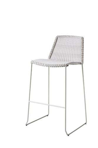 Cane-line Outdoor Breeze Barstol Stabelbar  - White Grey