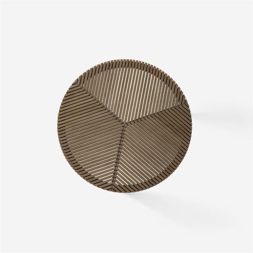 Vipp 716 Outdoor Open-Air Couchtisch Ø: 90 cm – Teak