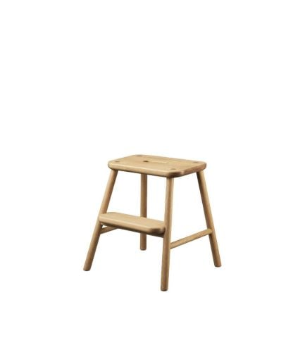 FDB Møbler J180 Sønderup Trittleiter H: 44 cm – Eiche VORBESTELLUNG: ENDE MÄRZ 2025