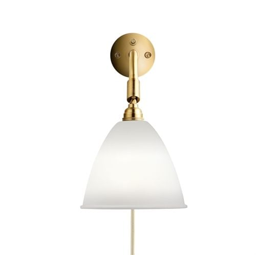 Bestlite BL7 Wall Lamp Ø:16 cm Brass base - Bone China skærm 