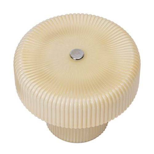 Ferm Living Ripple Tragbare Lampe H: 10 cm - Opalglas/Hafer