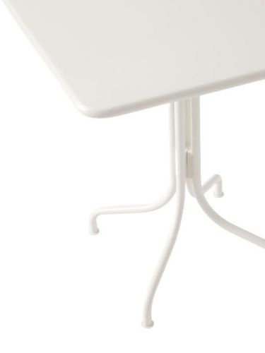 &Tradition Thorvald SC97 Space Copenhagen Outdoor-Cafétisch 70x72 cm - Elfenbein