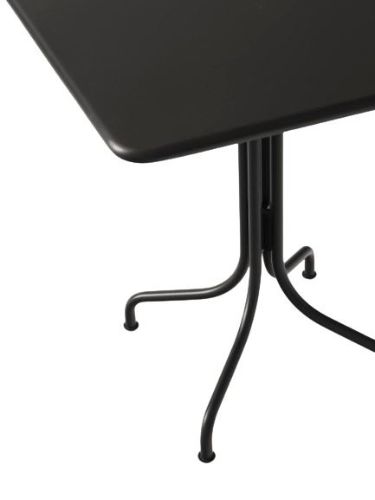 &Tradition Thorvald SC97 Space Copenhagen Outdoor-Cafétisch 70x72 cm - Warmes Schwarz