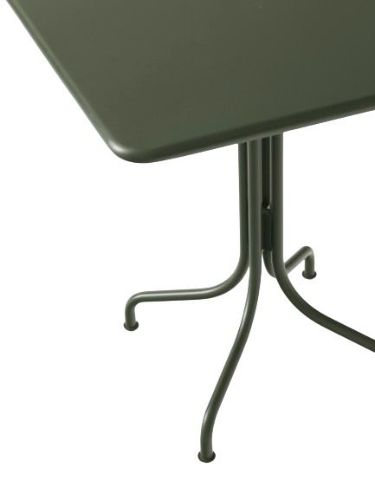 &Tradition Thorvald SC97 Space Copenhagen Outdoor-Cafétisch 70x72 cm - Bronzegrün