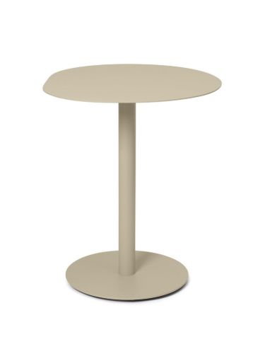 Ferm Living Pond Café Table Ø: 64 cm - Steel/Cashmere