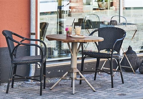 Sika-Design Nicole Couchtisch Ø: 80 cm - Taupe