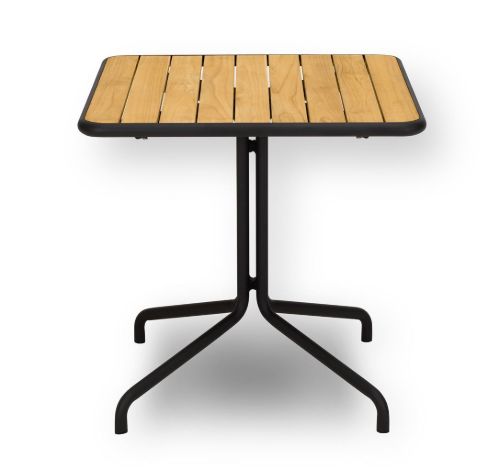 Mindo 101 Café Table 74,7x74,7 cm - Dark Grey/Teak