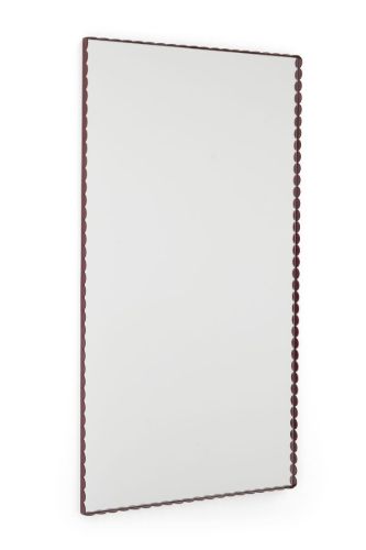 HAY Arcs Mirror Rectangle L 72x133 cm - Burgundy