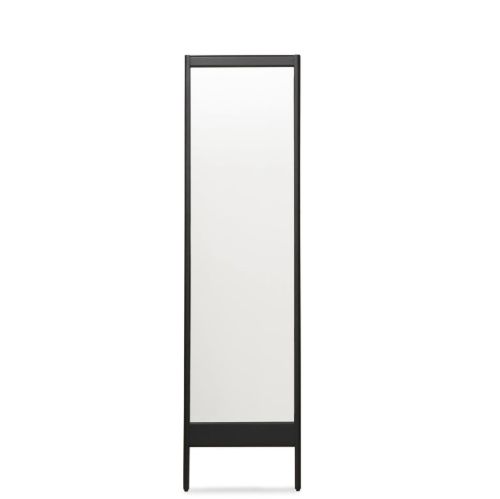 Form & Refine A Line Mirror 52x195 cm - Black Stained Oak