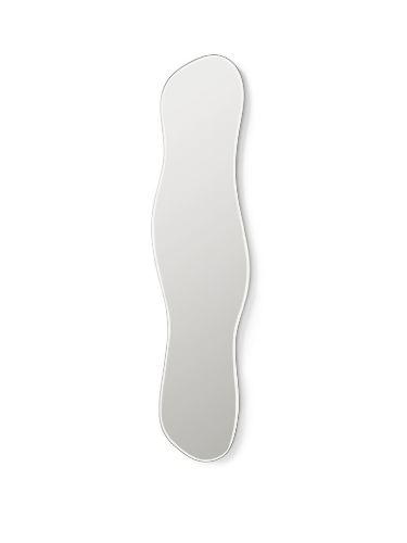 Ferm Living Pond Mirror - Full Size - Dark Chrome