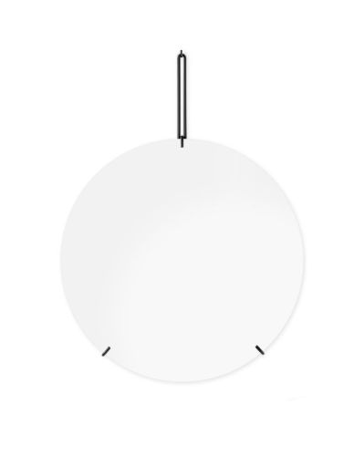 Moebe Wall Mirror Ø: 50 cm - Black