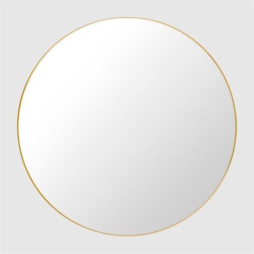 GUBI Wall Mirror Round Ø:110 cm - Polished Brass