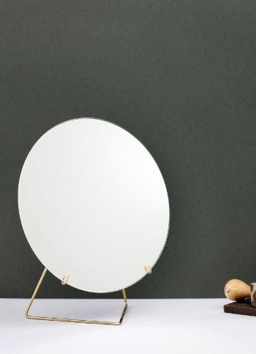 Moebe Standspiegel Ø: 20 cm - Messing
