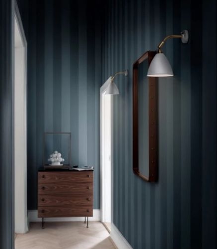 GUBI Adnet Wandspiegel Rechteckig 65x115 cm - Schwarzes Leder