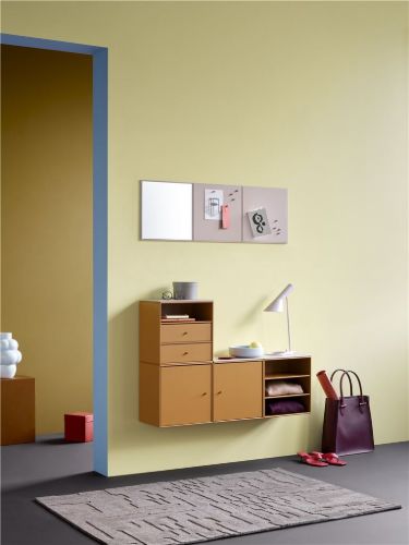 Montana Mini MSQ Quadratischer Spiegel 35 x 35 cm – 159 Kamille