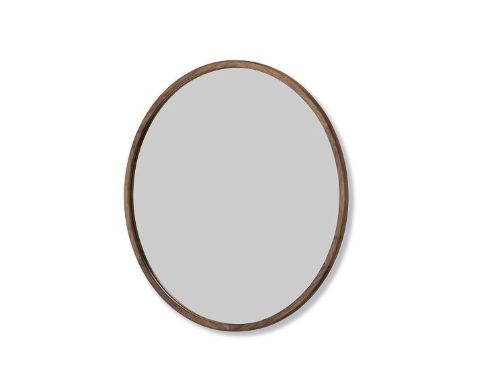 Fredericia Furniture 8320 Silhouette Spiegel Ø: 100 cm – Walnuss