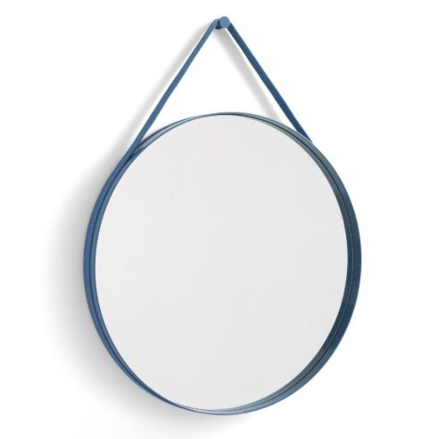 HAY Strap Mirror No. 2 Ø: 70 cm - Blue
