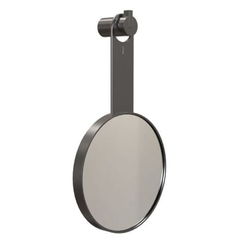 FROST NOVA2 Kosmetikspiegel N1982 Ø: 15,6 cm – Gebürstetes Schwarz