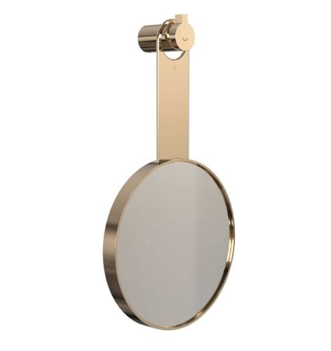 FROST NOVA2 Kosmetikspiegel N1982 Ø: 15,6 cm – Poliertes Gold