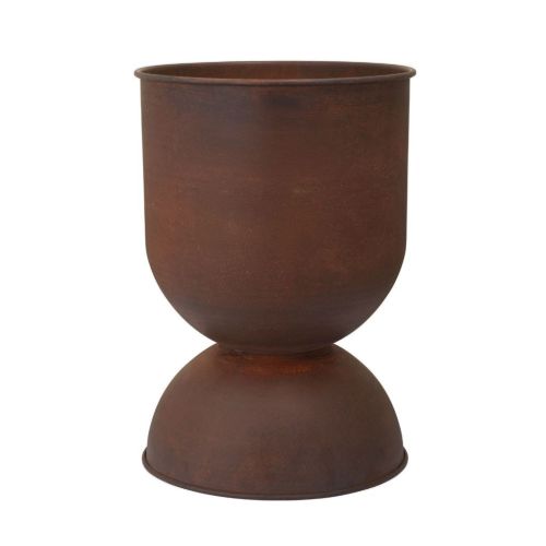 Ferm Living Hourglass Pot Medium - Jern/Rust