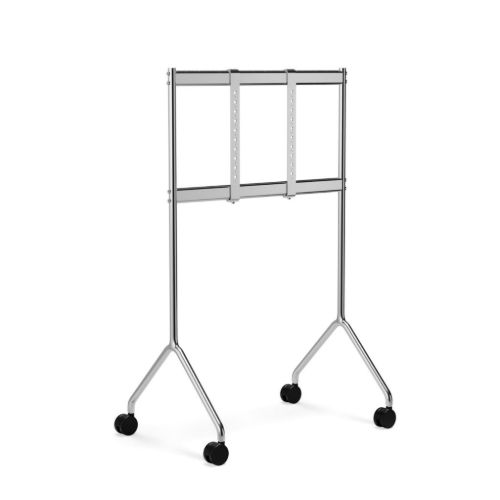 Pedestal Moon Light Rollin' TV-Stander - Metal/Chrome