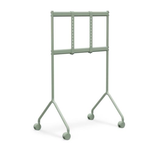 Pedestal Moon Light Rollin' TV-Stander - Metal/Mossy Green