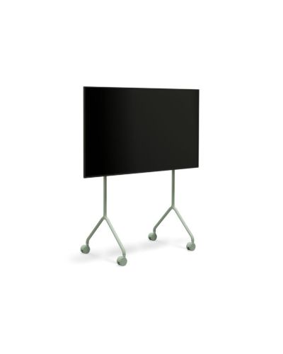 Sockel-Mondlicht Rollender TV-Ständer - Metall/Moosgrün