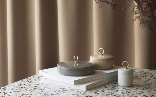 Normann Copenhagen Ringbox groß Ø: 15,5 cm – Taupe