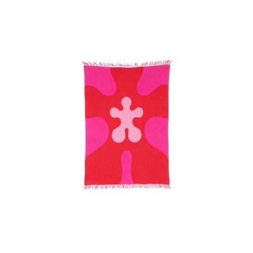 raawii Teenagers From Mars Plaid 150x200 cm - Red/Pink/White