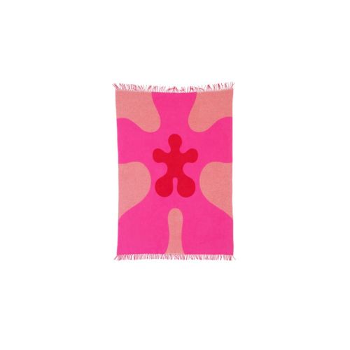 raawii Teenagers From Mars Plaid 150x200 cm - Rot/Rosa/Weiß