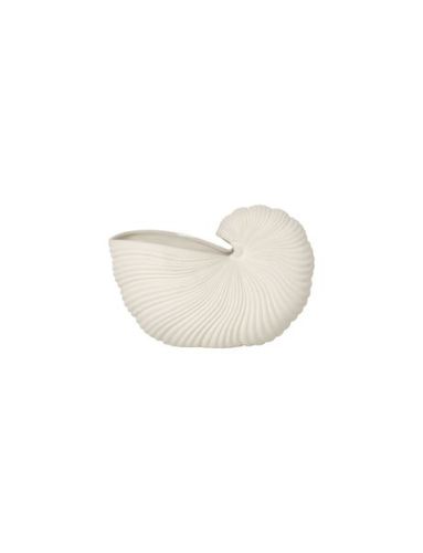 Ferm Living Muscheltopf H: 21 cm – gebrochenes Weiß