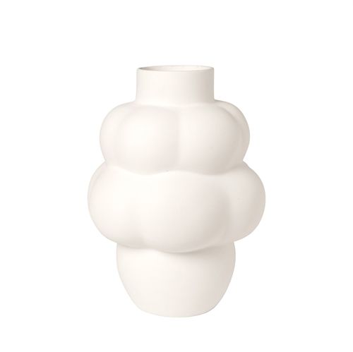 Louise Roe Balloon Vase #04 H: 32 cm - Ceramic Raw White