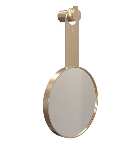 FROST NOVA2 Kosmetikspiegel N1982 Ø: 15,6 cm – Gebürstetes Gold