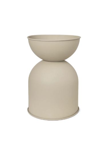 Ferm Living Sanduhrtopf Mittel Ø: 40 cm – Kaschmir
