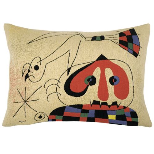 Poulin Design Miró Pude 45x45 cm - Le Regard Fixe Vers l´horizon 1953