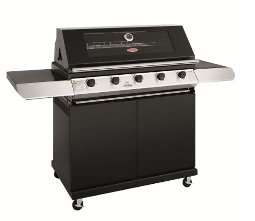 Beefeater 1200 E 5 Brenner BBQ & S/B Trolley B: 169,7 cm – Schwarz